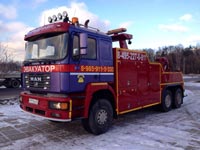 Грузовой эвакуатор от компании ТракБуксир - круглосуточная грузовая эвакуация по телефону 8(985)911-53-33
